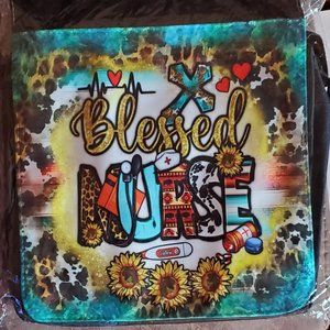 Women's Custom Western Nurse Hand Pressed Printed Crossbody Shoulder Bag